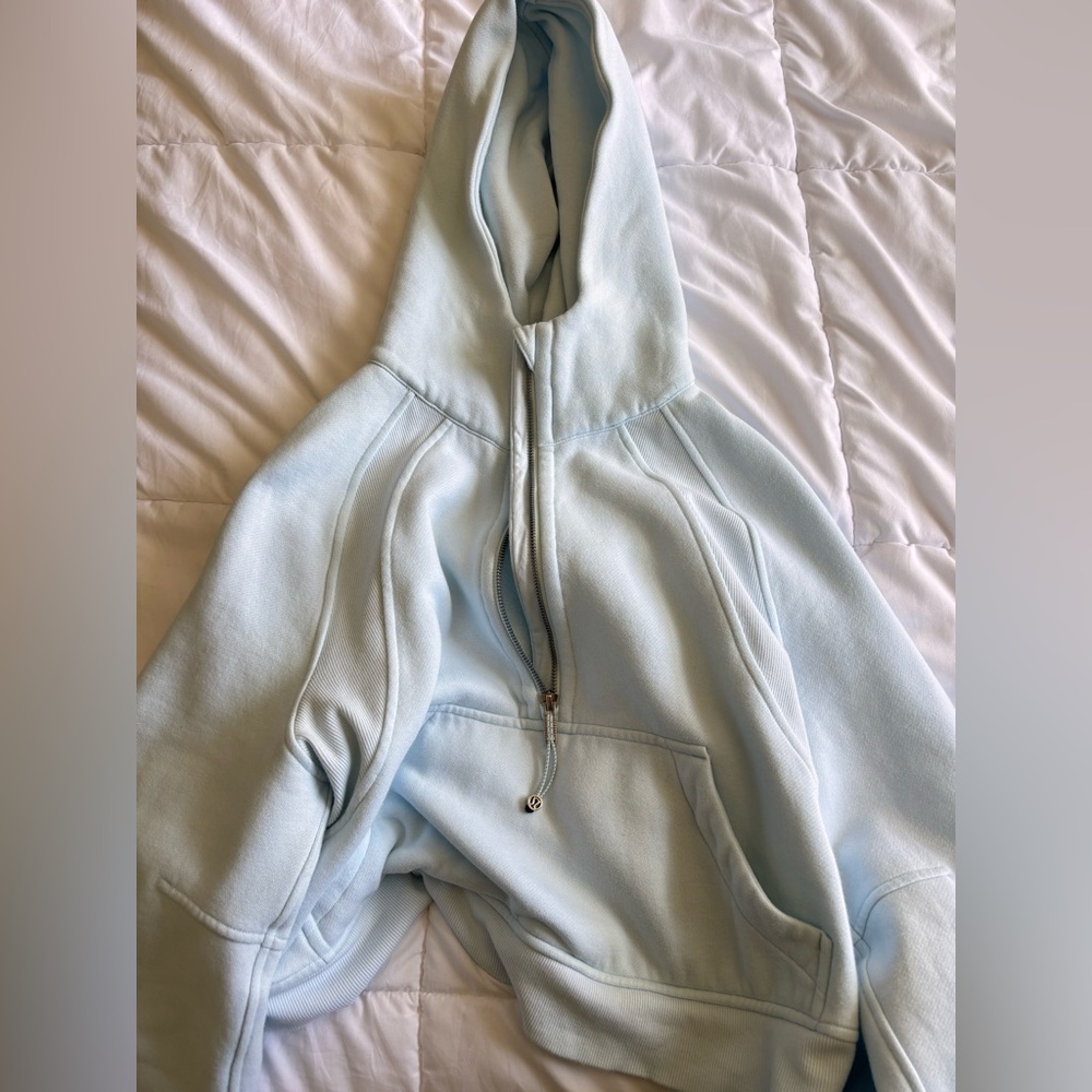 Lululemon half zip cropped scuba